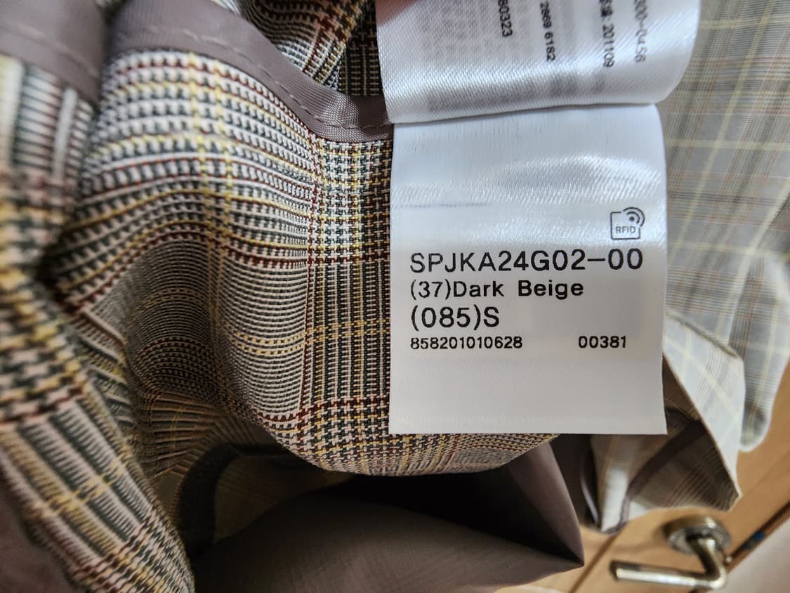 (S)여성 스파오 썸머 체크 자켓 봄여름 상품이미지5