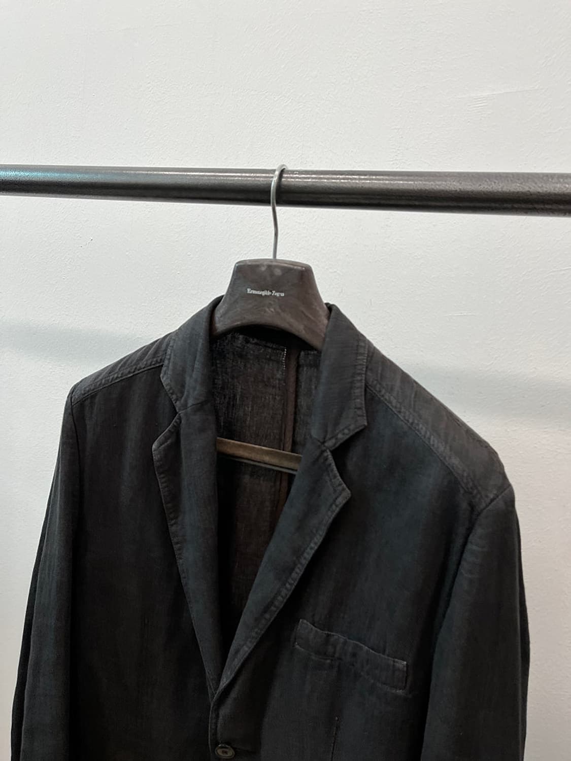 105) 제냐 더티브라운 린넨자켓  상품이미지3