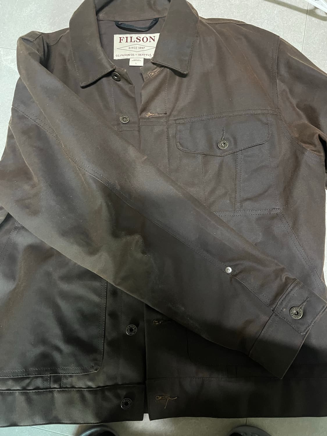 Filson 필슨 크루즈 자켓 상태AAA 상품이미지5