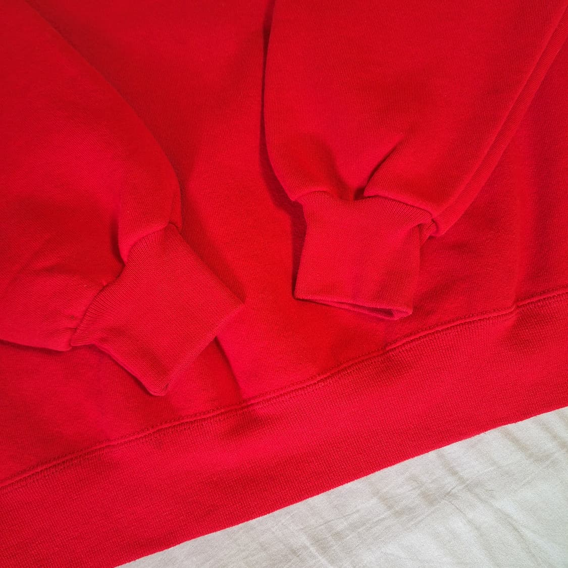 90s 러셀 스웻셔츠 레드 L사이즈 상품이미지6