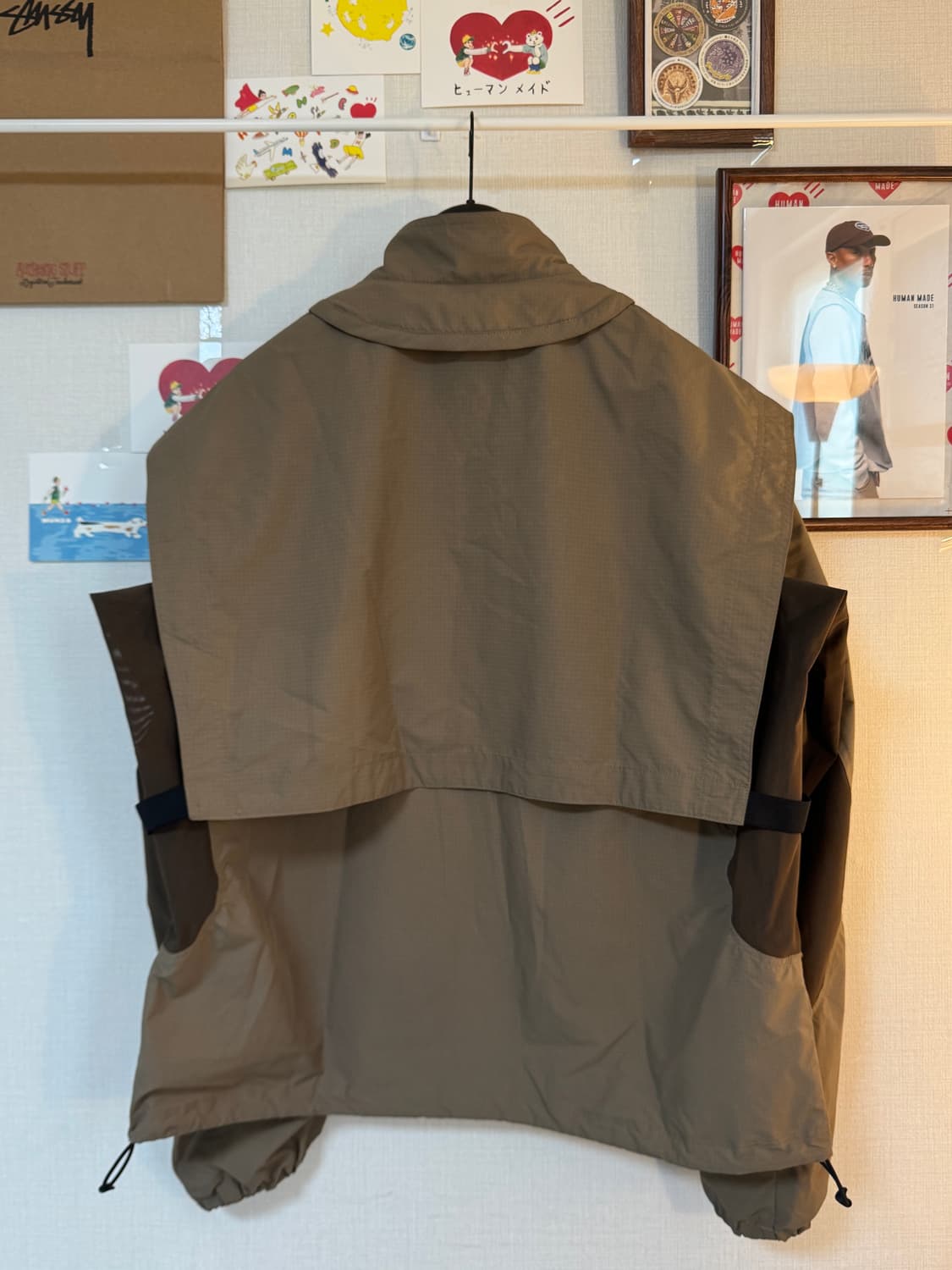 (L)사스콰치패브릭스 오리엔탈 랩 자켓 브라운 상품이미지2