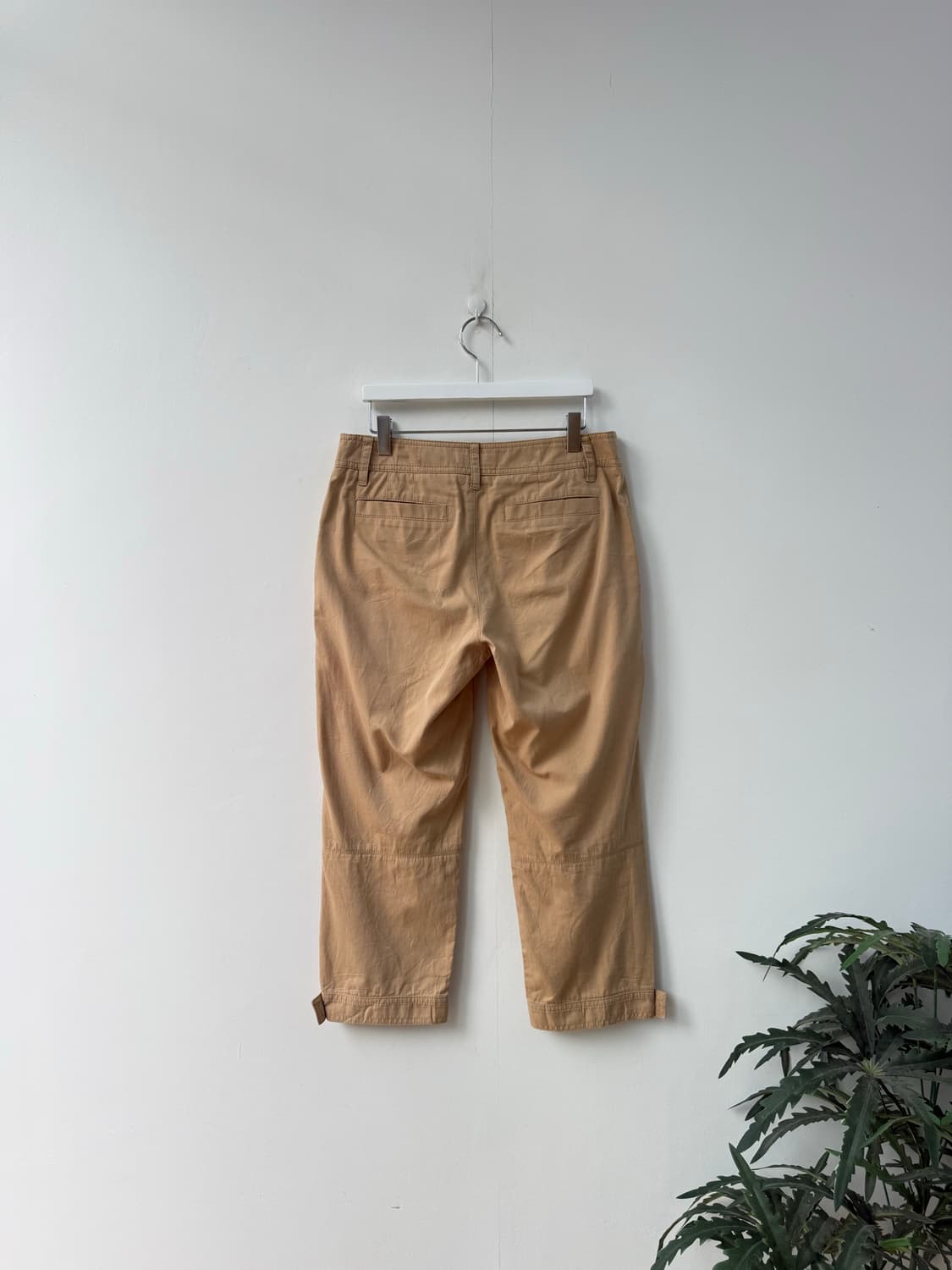 버버리 포켓디테일 코튼 카프리팬츠 베이지 상품이미지6