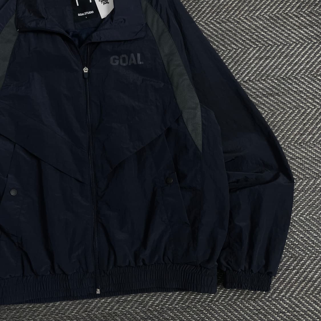 골스튜디오 리플렉티브 로고 디테일 바람막이 자켓o 3600 상품이미지2