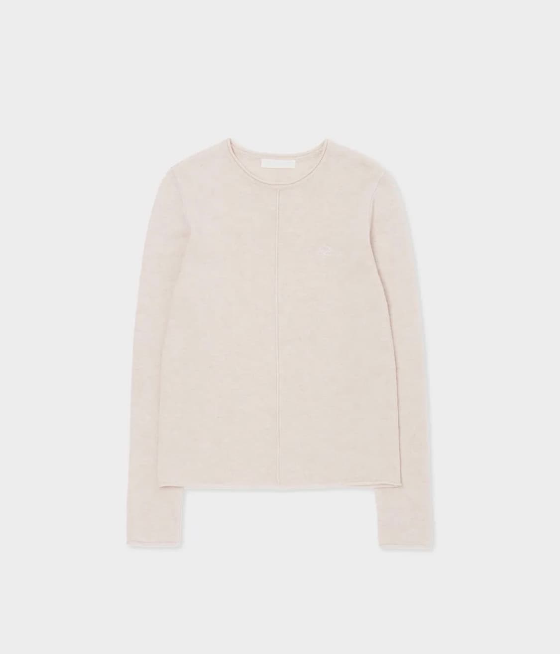 PLAC 플랙 리니어 라운드넥 니트 라이트 핑크 상품이미지4