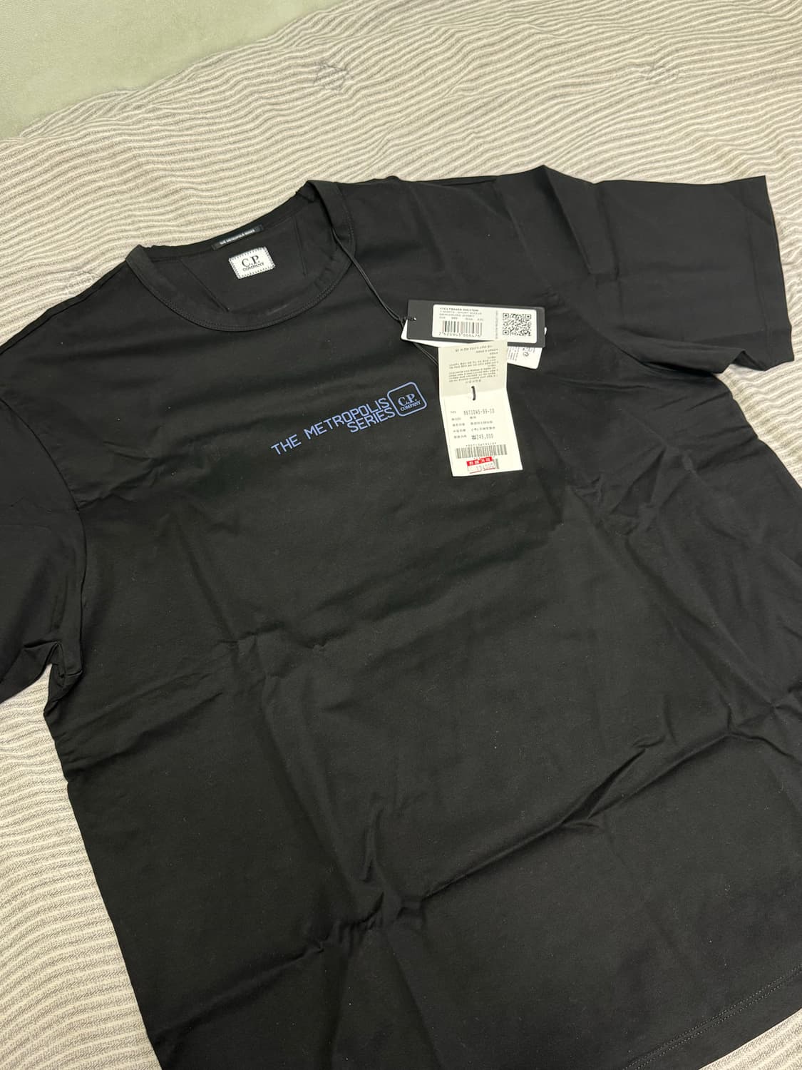 CP컴퍼니 메트로폴리스 블랙 프린팅 반팔티2XL(새상품) 상품이미지1