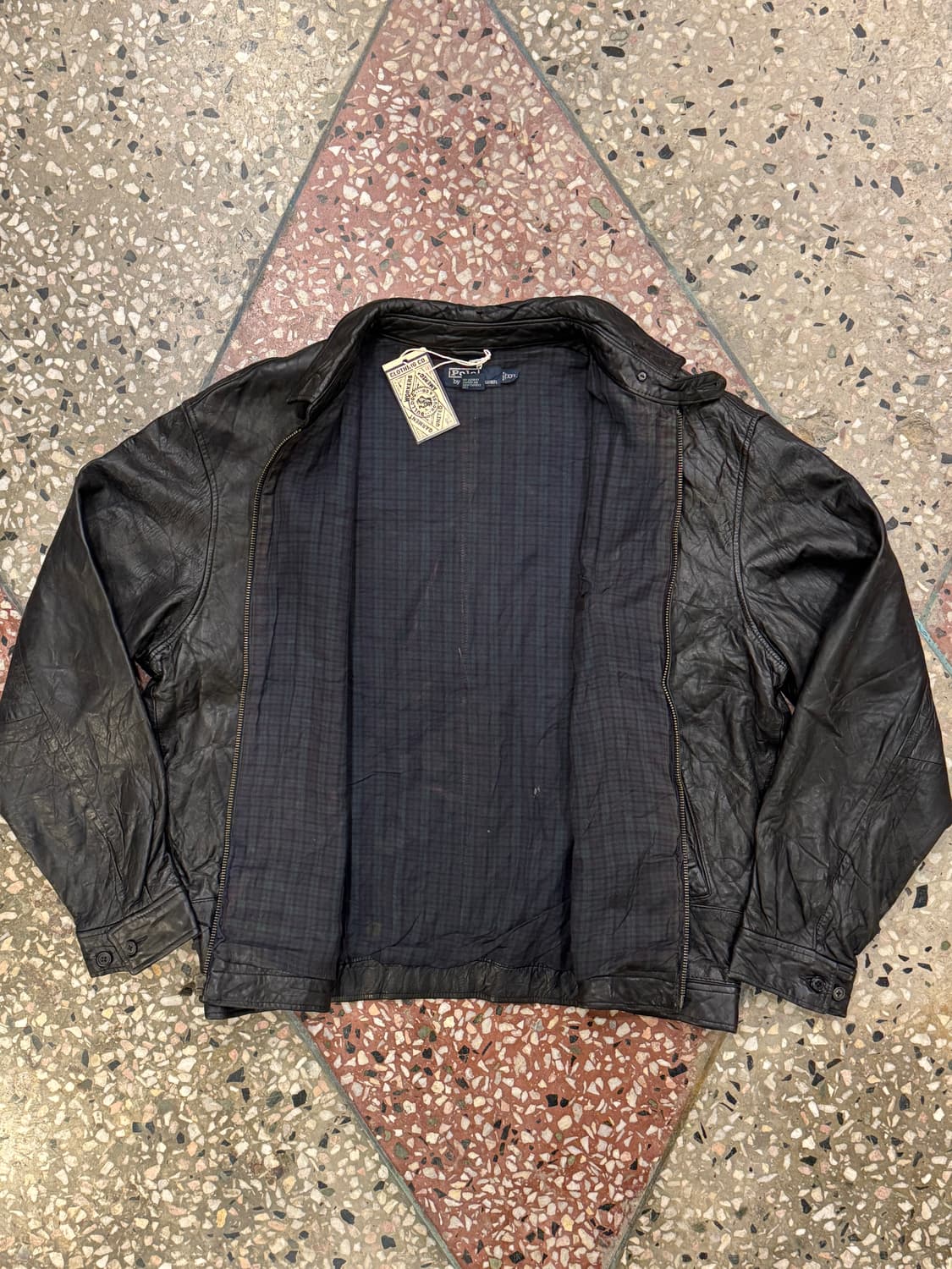 폴로 랄프로렌 맥스웰 레더 자켓 (XXL) 상품이미지3