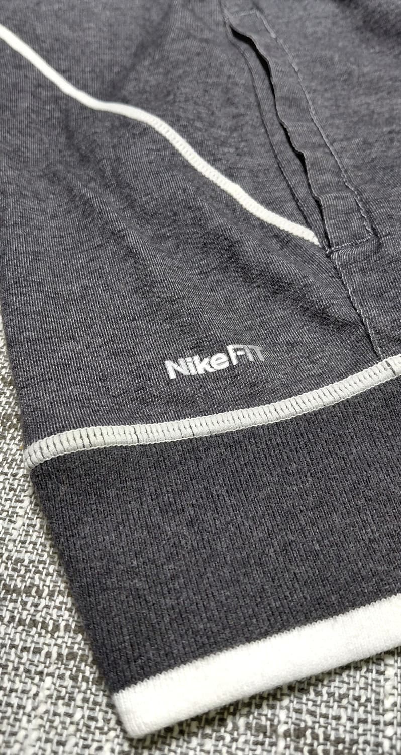 [M] 나이키 올드스쿨 FIT DRY 반팔 후드 집업 (차콜) 상품이미지9