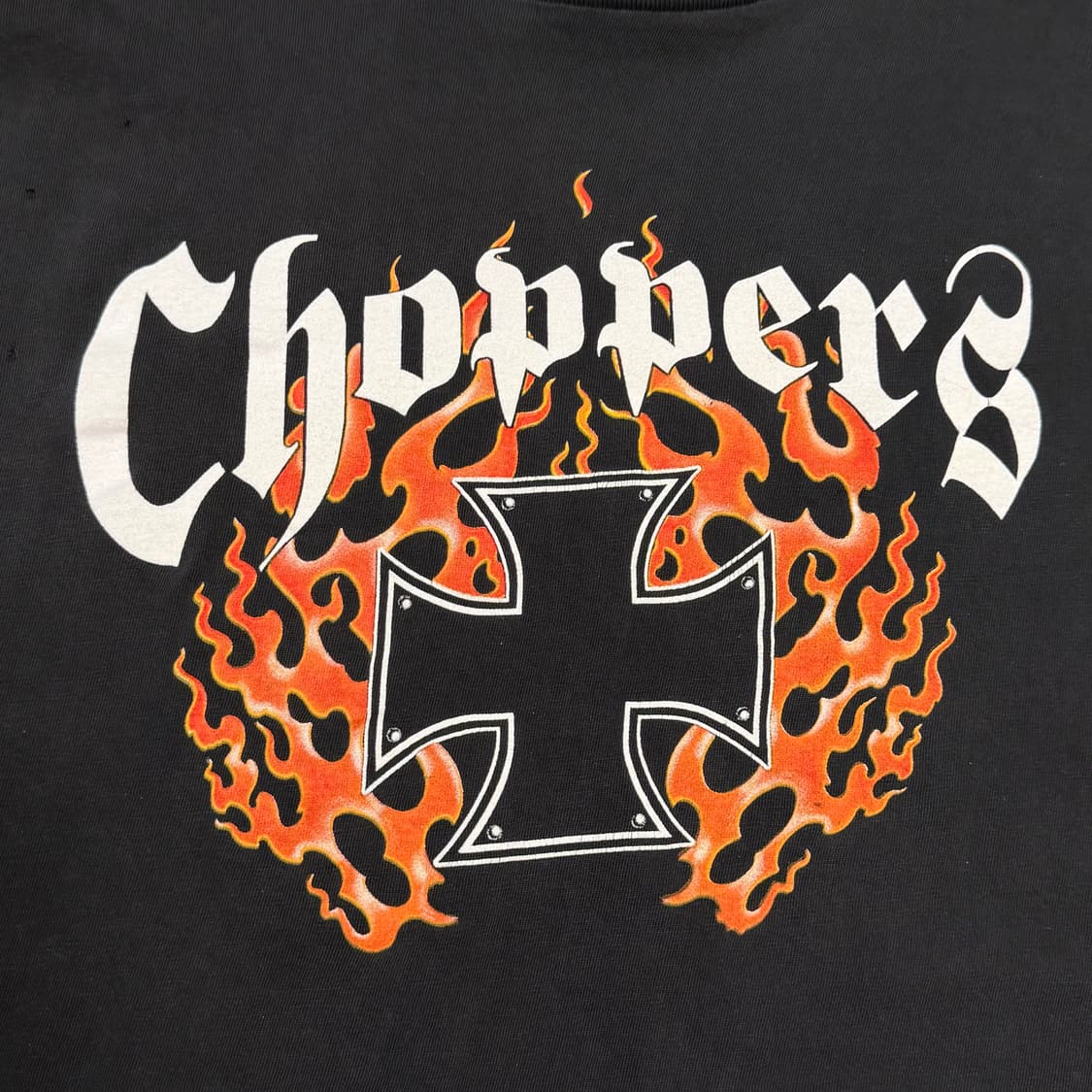 빈티지 Choppers Flaming Cross 롱슬리브 상품이미지4