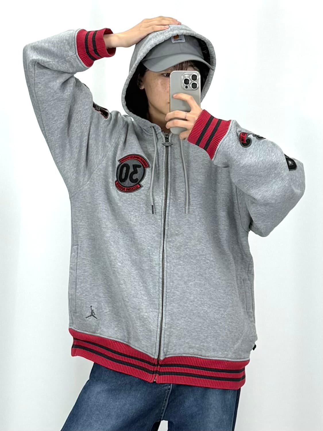 루키CK9747: 나이키 에어 조던 풀 집업 후드티  상품이미지2