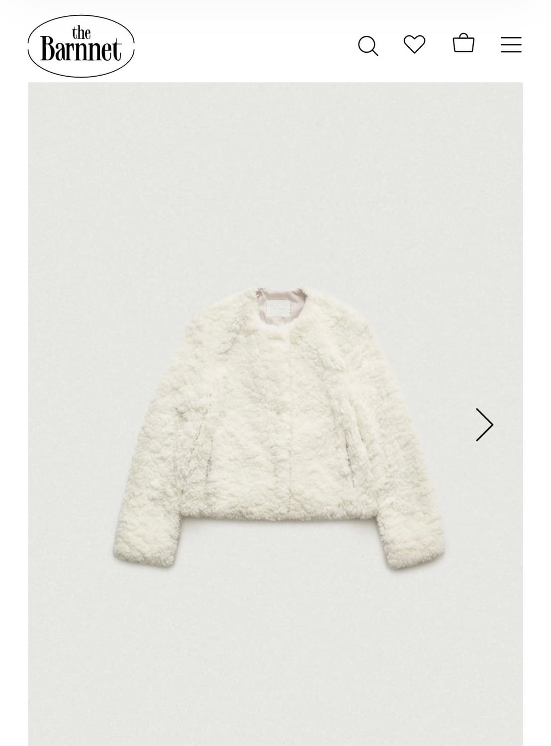 더바넷 Nuvelle Fur Jacket 누벨 퍼 자켓 M 상품이미지4