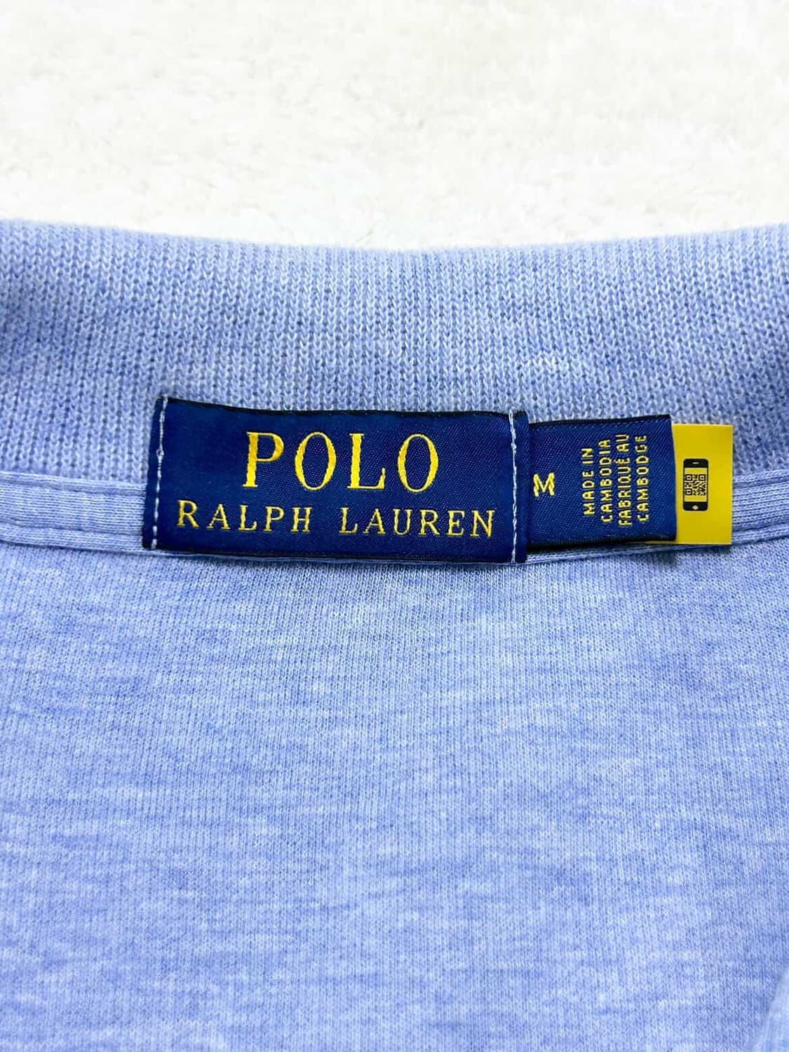 폴로 신형 멀티포니 소라 코튼 반집업 상품이미지8