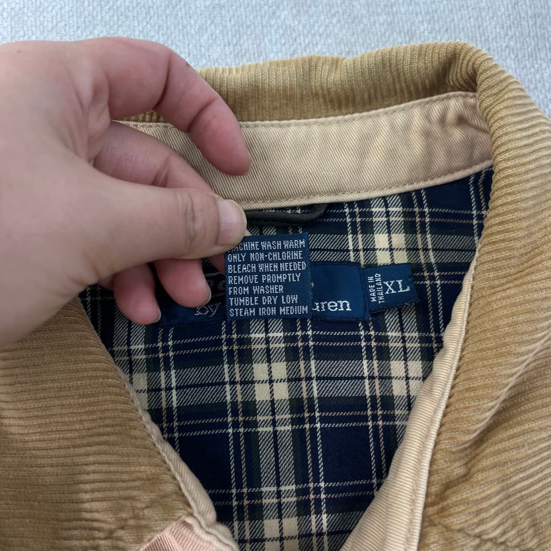 100 폴로랄프로렌 코듀로이 바라쿠타 블루종 자켓 상품이미지5