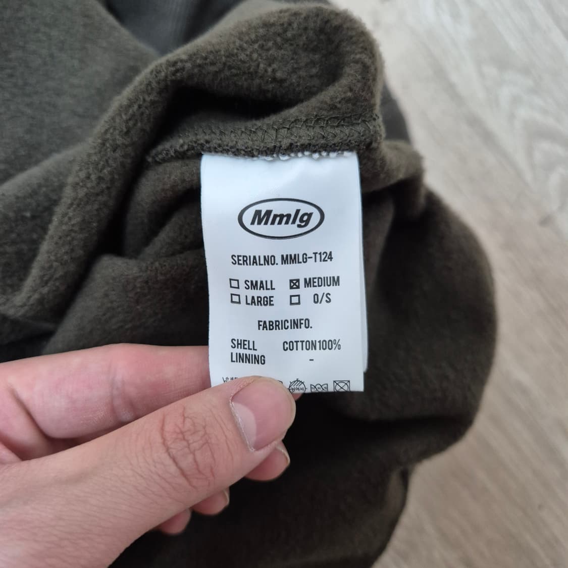 MMLG 엠엠엘지 에센셜 서클 후드티 상품이미지5