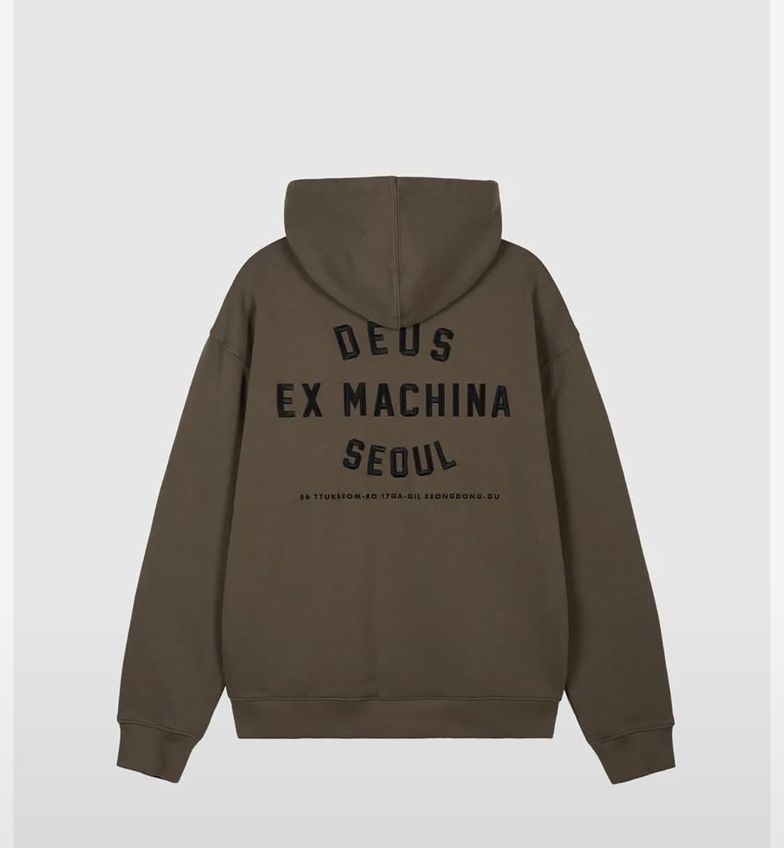 새상품) 데우스 엑스 마키나 후드집업 올리브 M 상품이미지2