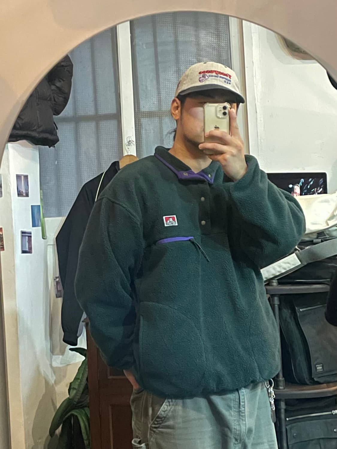 벤 데이비스 반집업 플리스 XL  상품이미지2