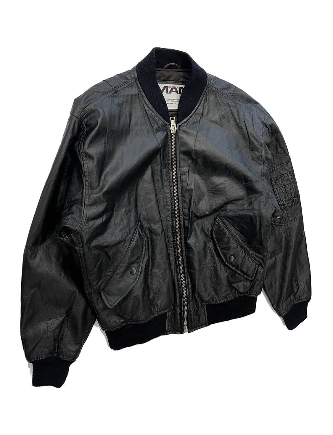 칸사이 야마모토 90s 레더 ma-1 상품이미지5