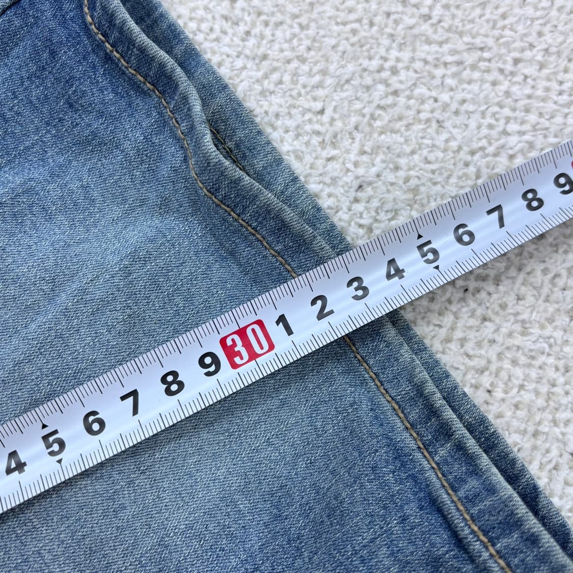 67-91 헤지스 여성 데님 숏 팬츠 0410E 상품이미지6