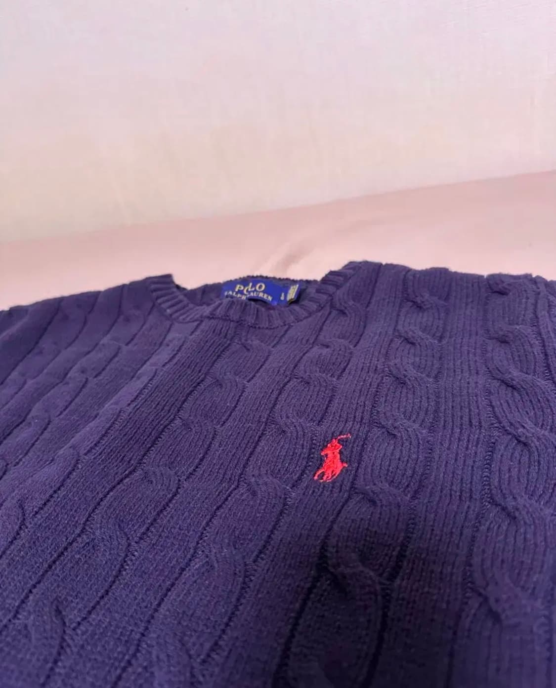 폴로 랄프로렌 케이블 니트 L 상품이미지2