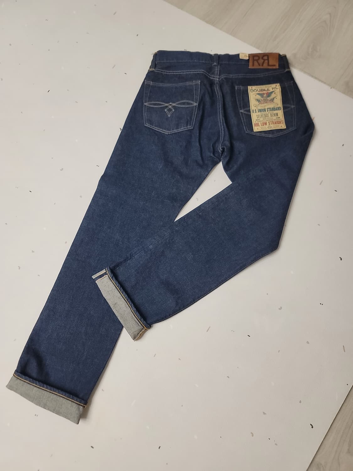 더블알엘 RRL 로우스트레이트 셀비지진(원워시) 상품이미지2