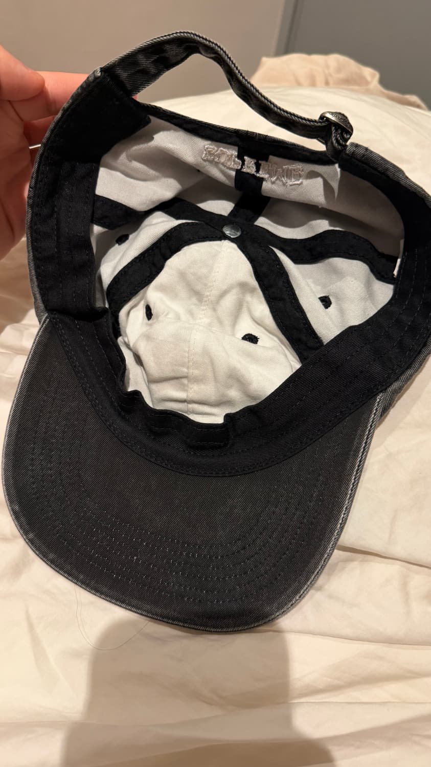 슈프림 피그먼트 볼캡 25ss 블랙  상품이미지2