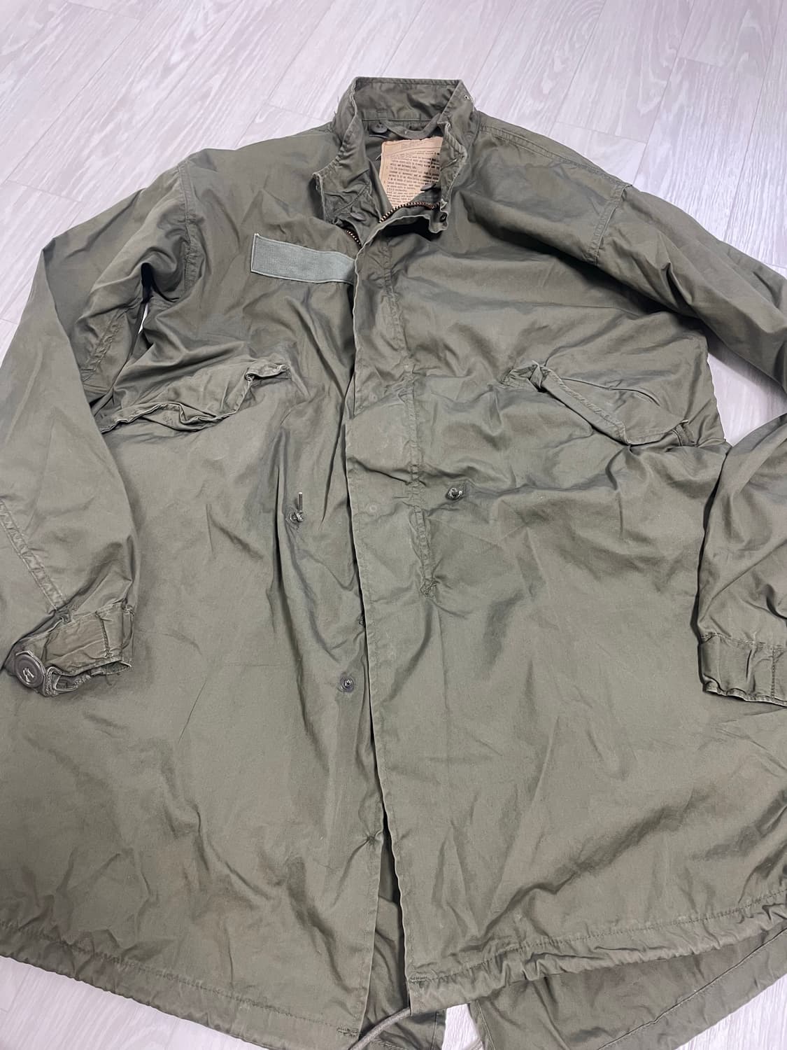 m65피쉬테일 og 오리지널 small 개파카 외피 1978 상품이미지1