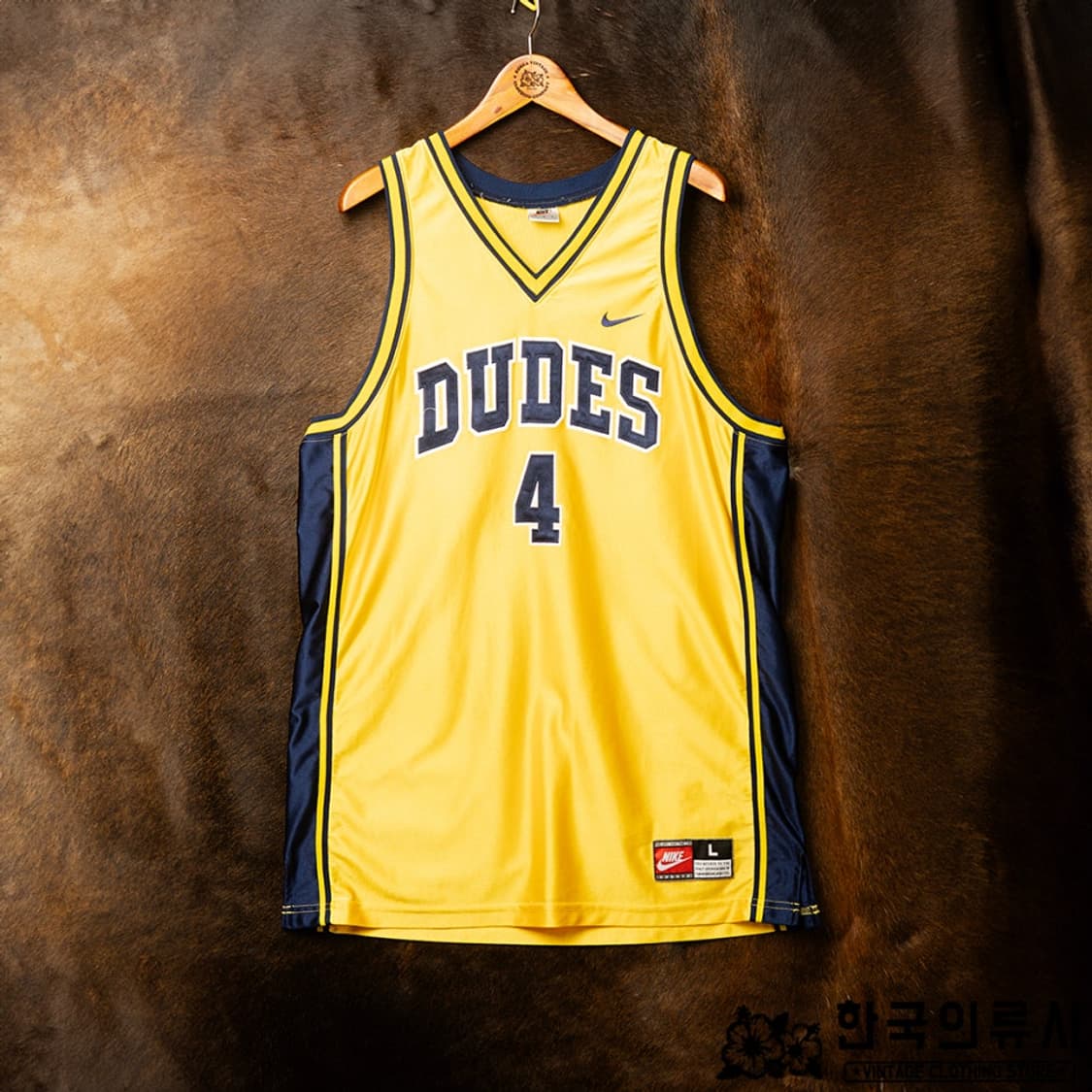 [L] 90s 나이키 DUDES 바스켓 볼 져지  상품이미지1