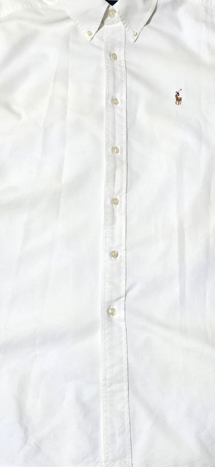 폴로 랄프로렌 화이트 클래식핏 셔츠 L 상품이미지5