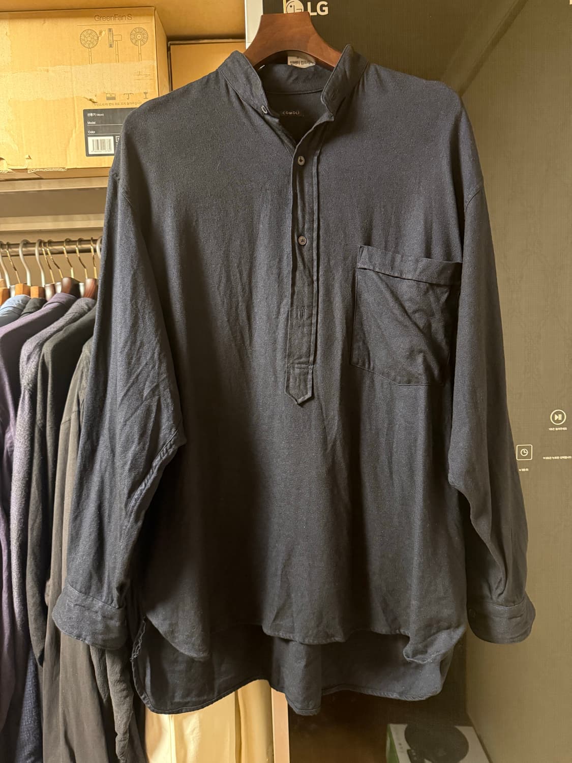 코모리 comoli 실크넬 풀오버 상품이미지2