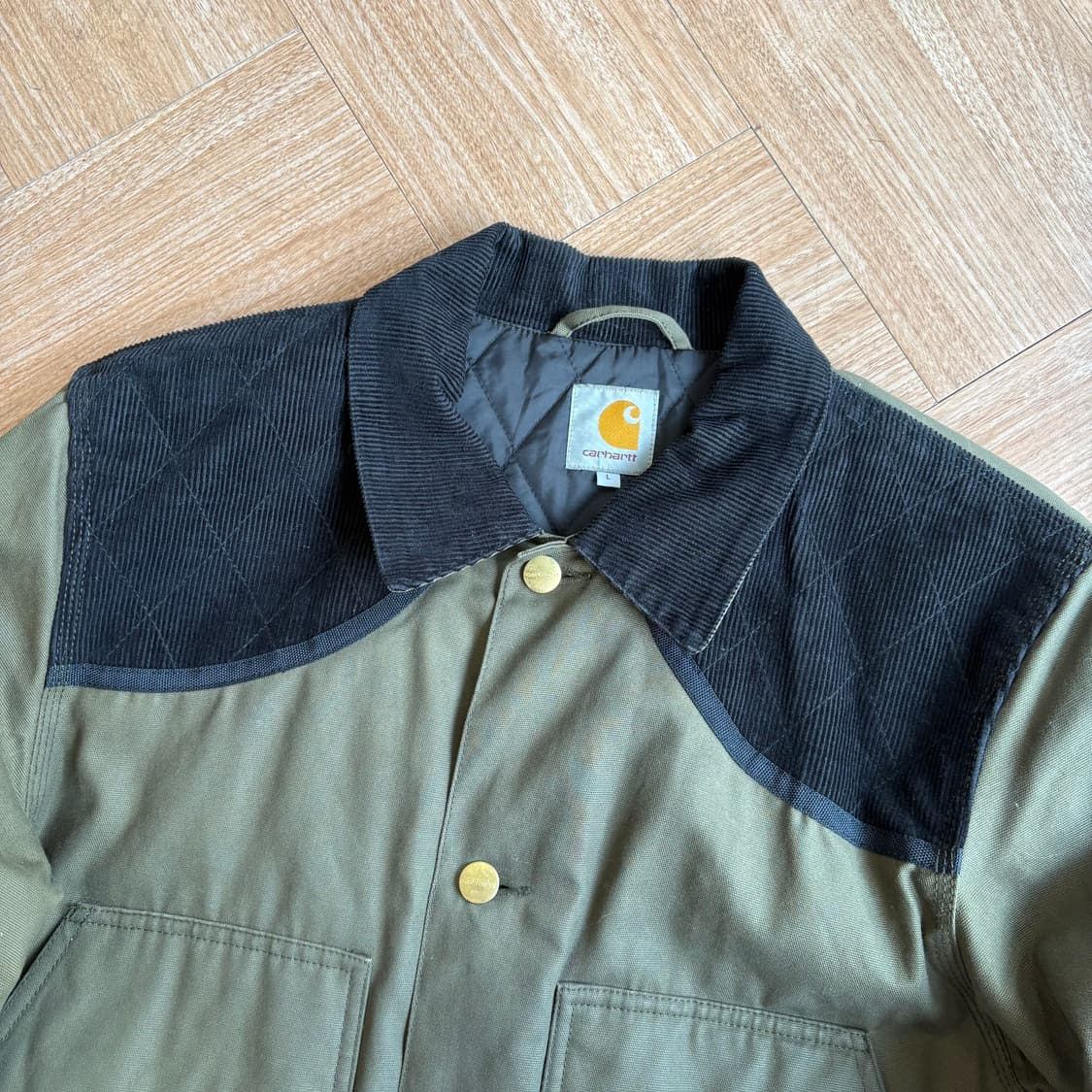 칼하트 올리브 쉘터 코트 상품이미지2