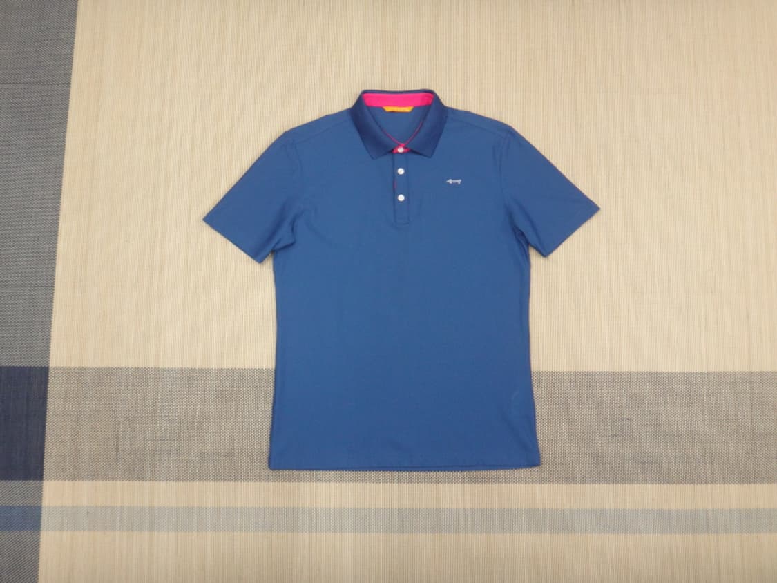 (100) 루이까스텔 남성 카라 반팔 스판 티셔츠 상품이미지1