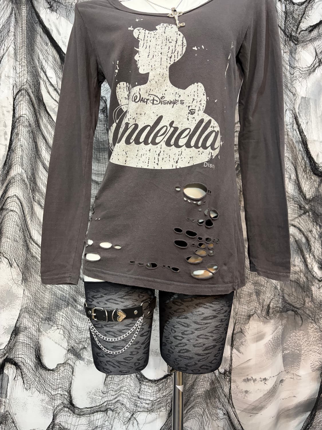 Y2K Distressed Damage long sleeve 상품이미지8