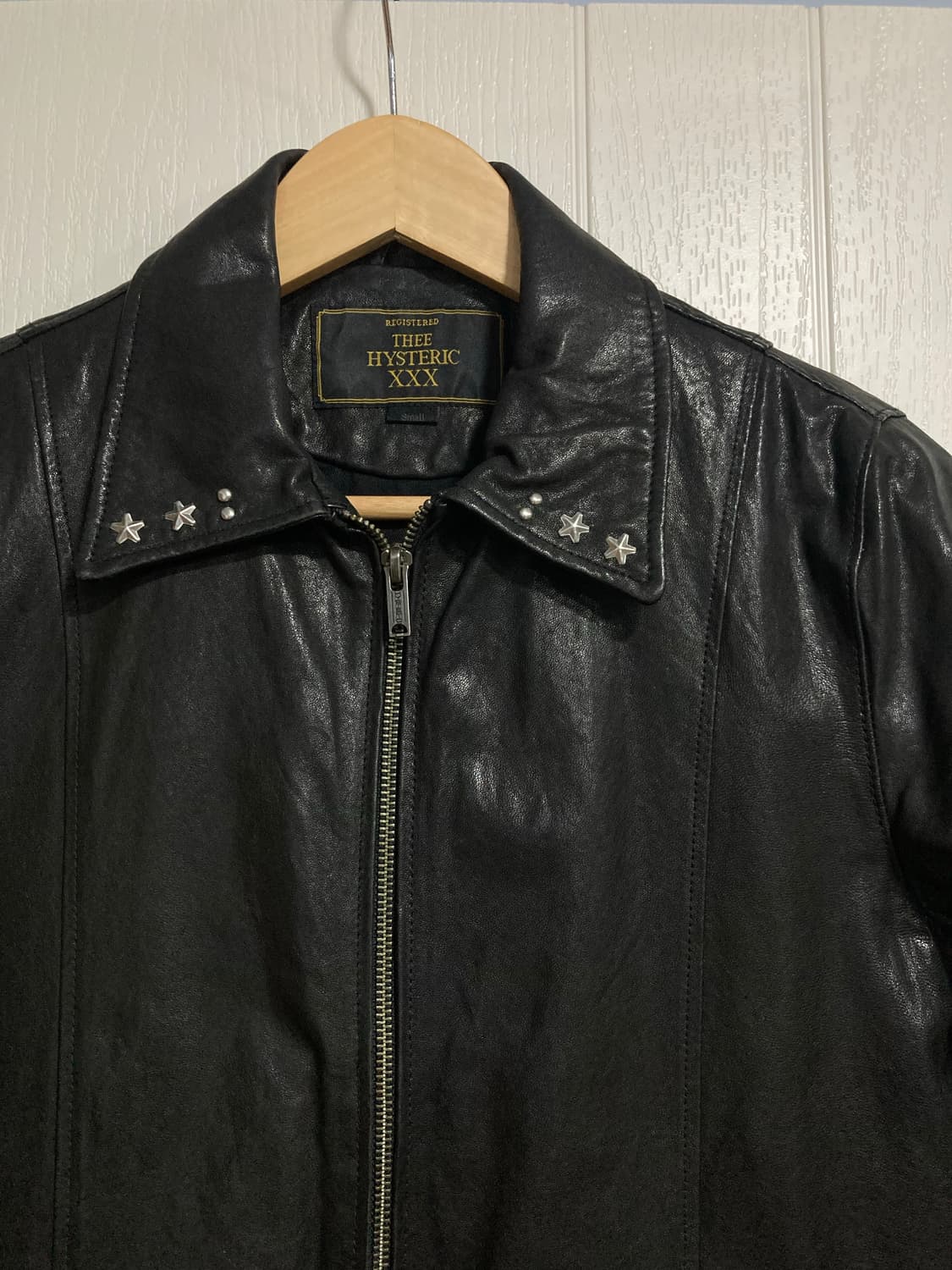 09AW 히스테릭 글래머 스터드 가죽 자켓 상품이미지2