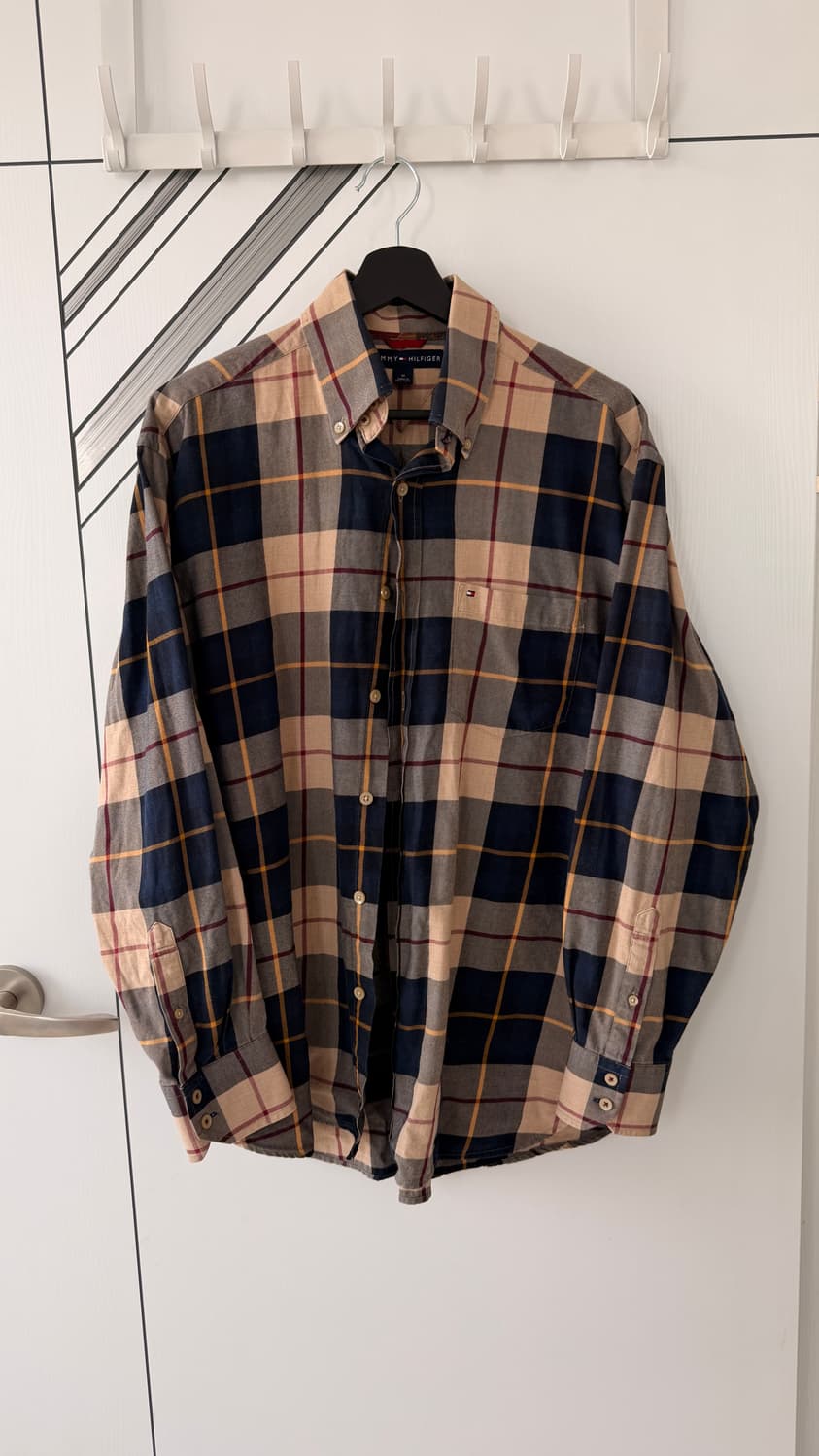 티미힐피거 체크 셔츠 상품이미지2
