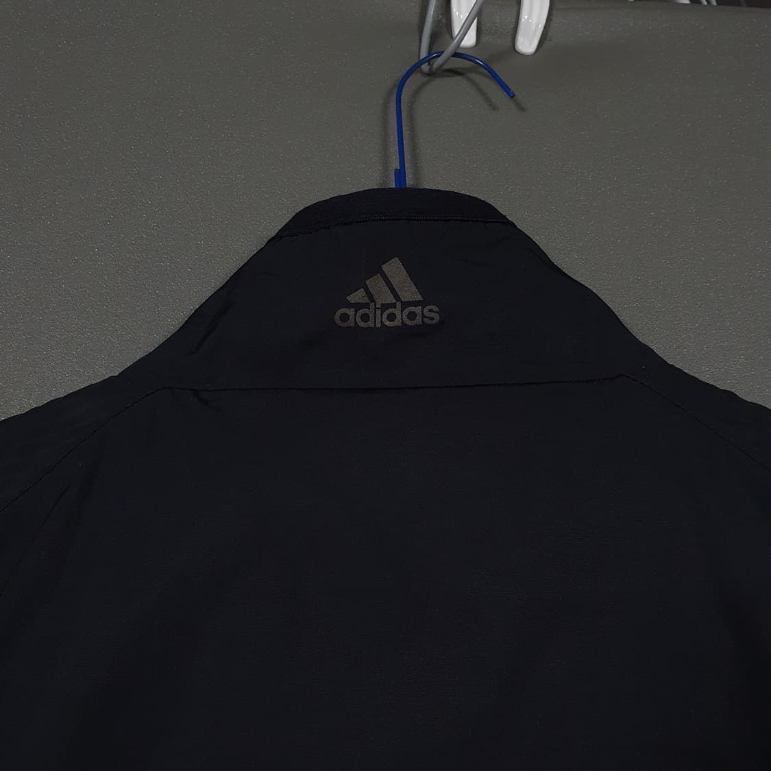 XL (105) 아디다스 올드스쿨 오버핏 삼선 바람막이 자켓 점퍼 블랙 상품이미지10