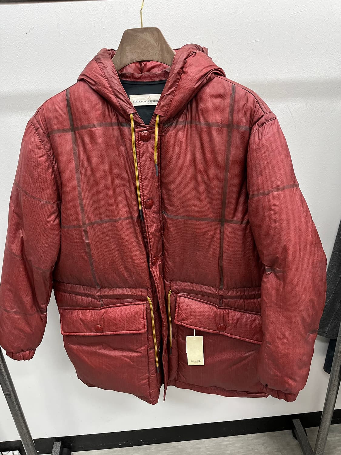 95-100) 골든구스 나일론 스트링 다운패딩 상품이미지4