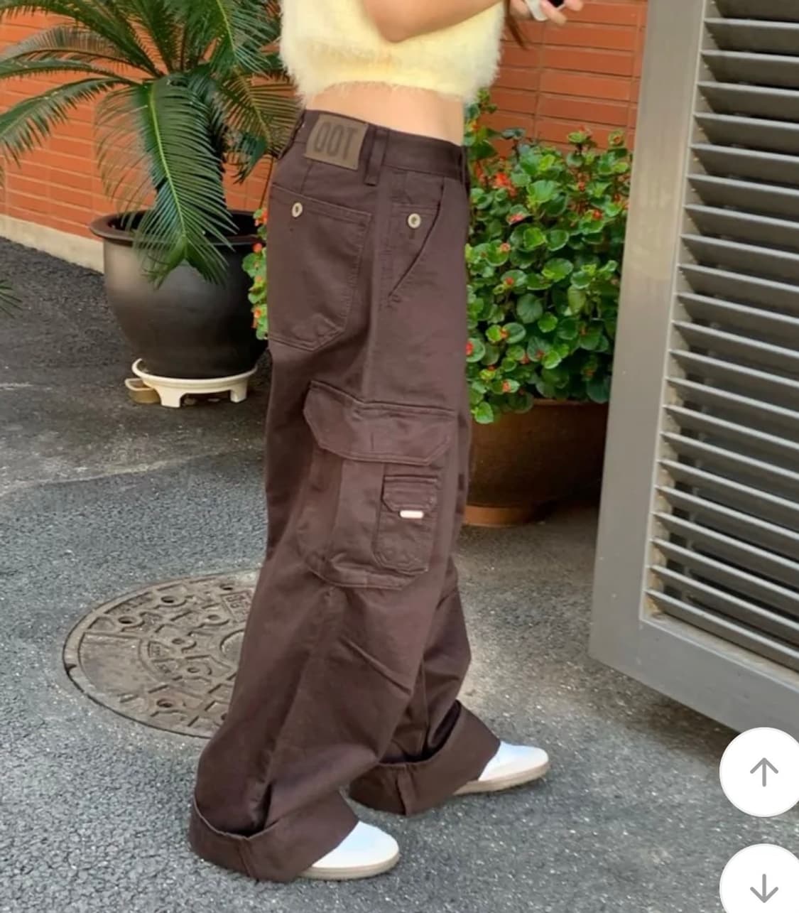 Oot 로우라이즈 카고 바지 상품이미지4