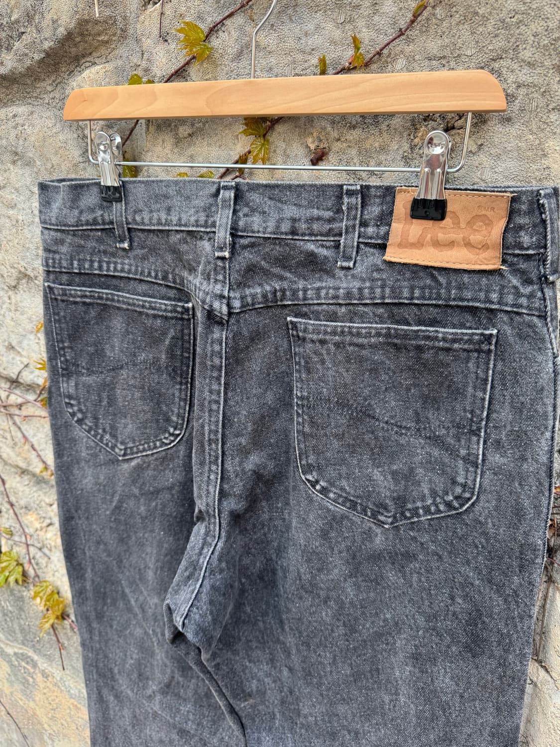 80~90s lee 빈티지 200 블랙 워싱 데님 팬츠 36 상품이미지4