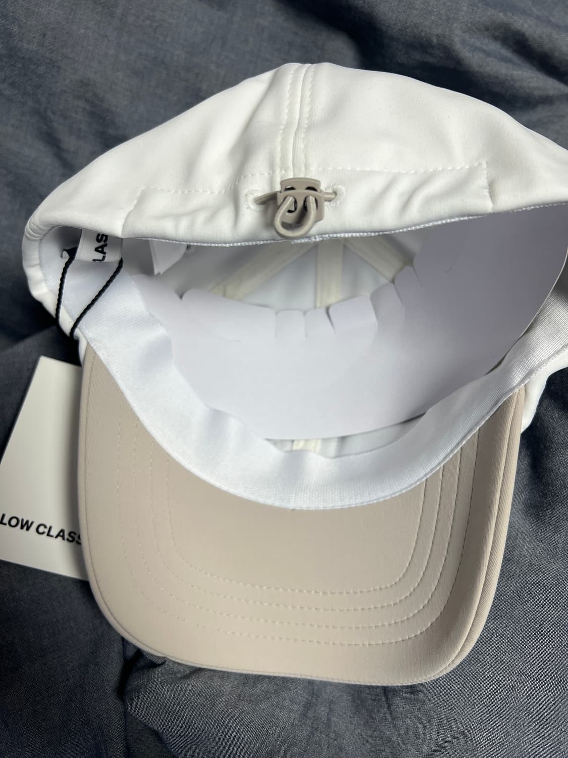 (새상품,택o) 로우클래식 모자(그린,화이트) 상품이미지7