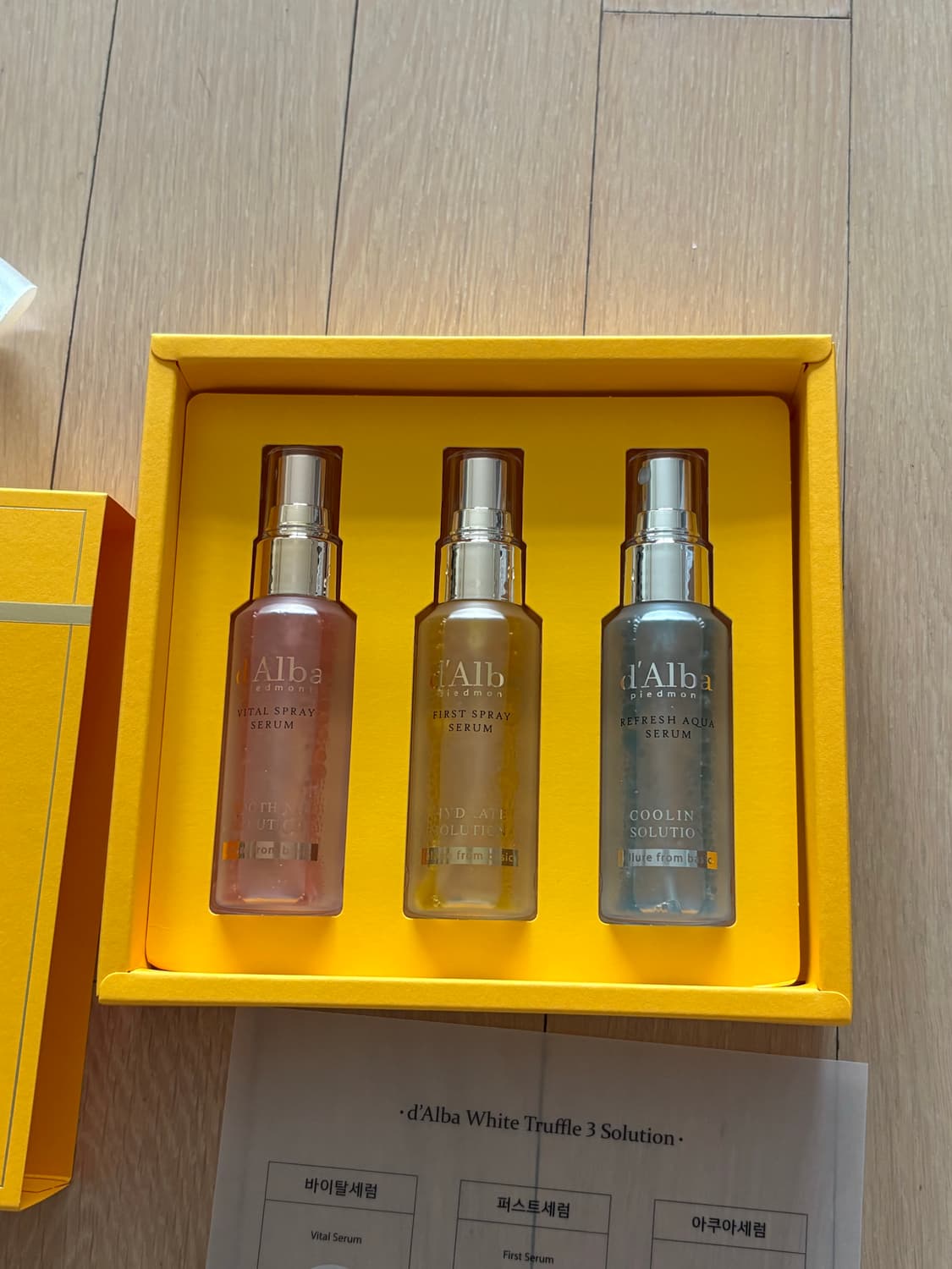 달바 화이트 트러플 3 솔루션 미스트 기프트 세트 새상품 상품이미지3