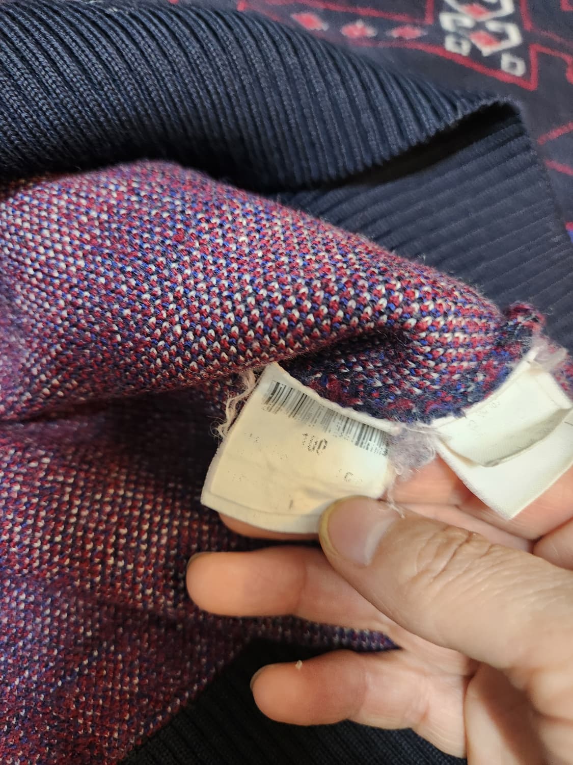 빈티지 생로랑 패턴니트 (하자있음) 상품이미지5