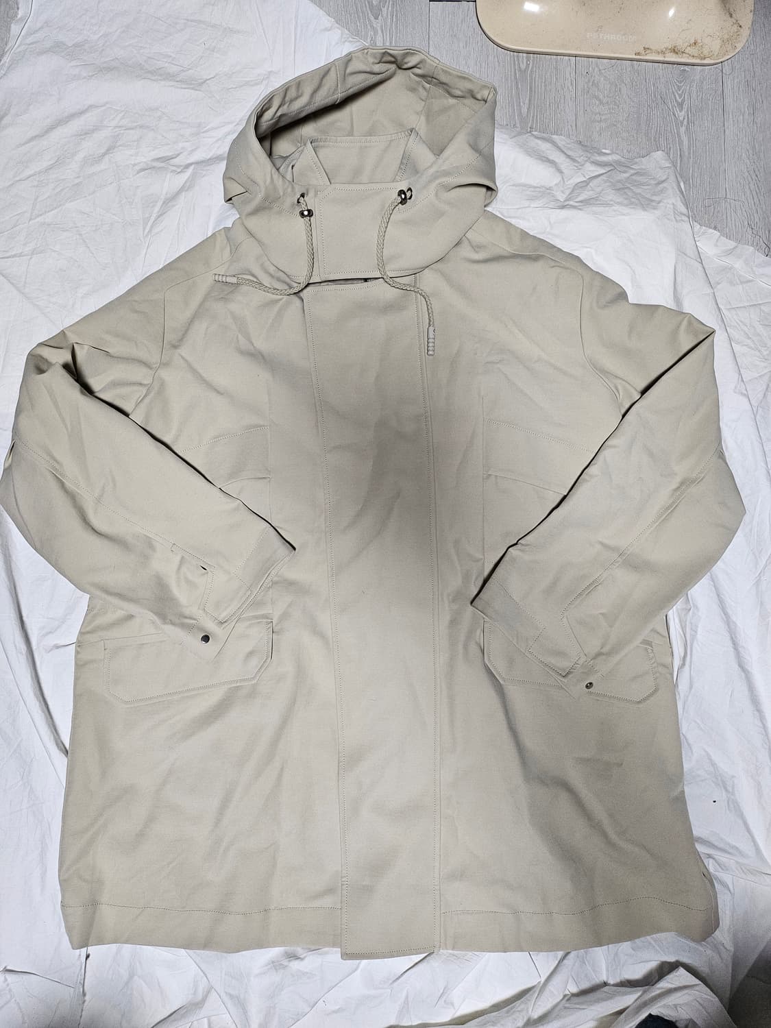 21fw 시스템 후드 야상 자켓 베이지 95 상품이미지1