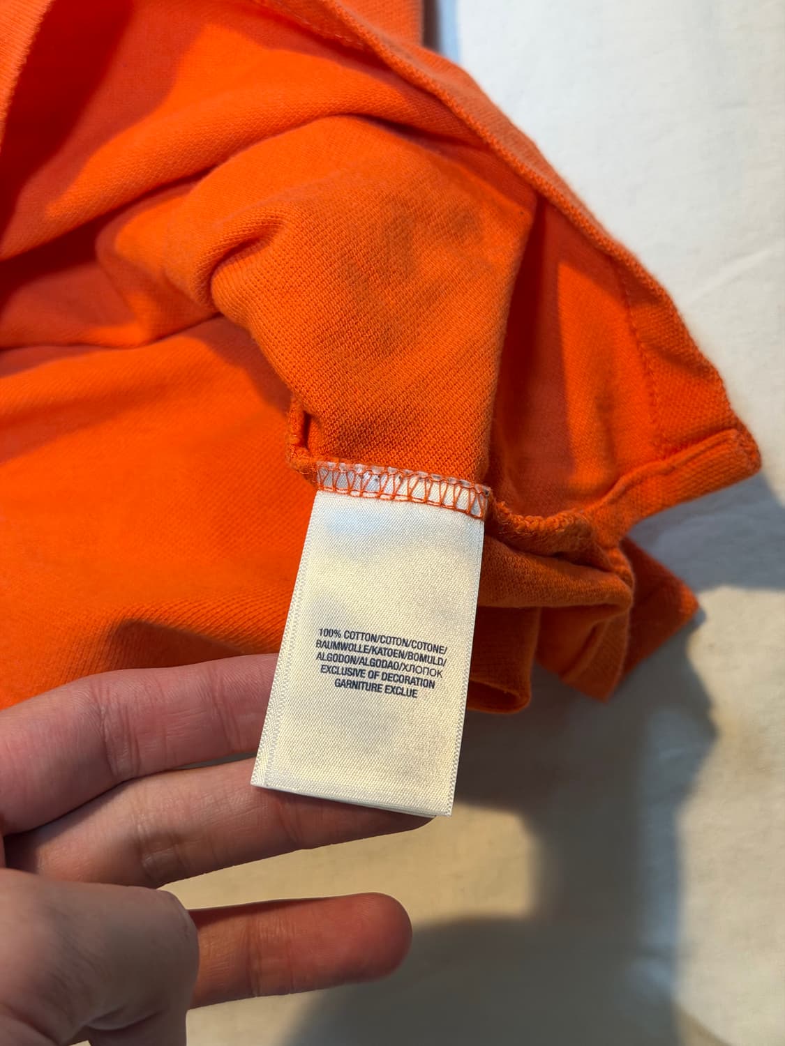 폴로 랄프로렌 빅포니 치프키프 카라티 오렌지 상품이미지3