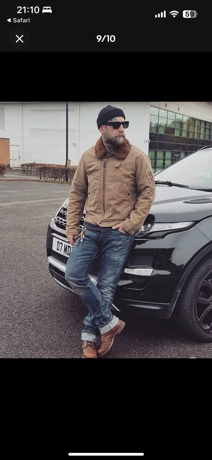 Rrl 정글클로스 플라이트 자켓 xl 상품이미지2