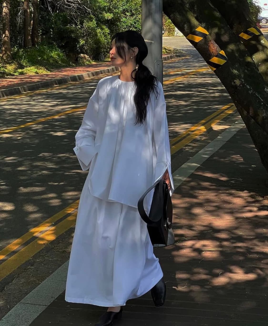 트리밍버드) Flow Shirring Set-Up WH F 상품이미지1