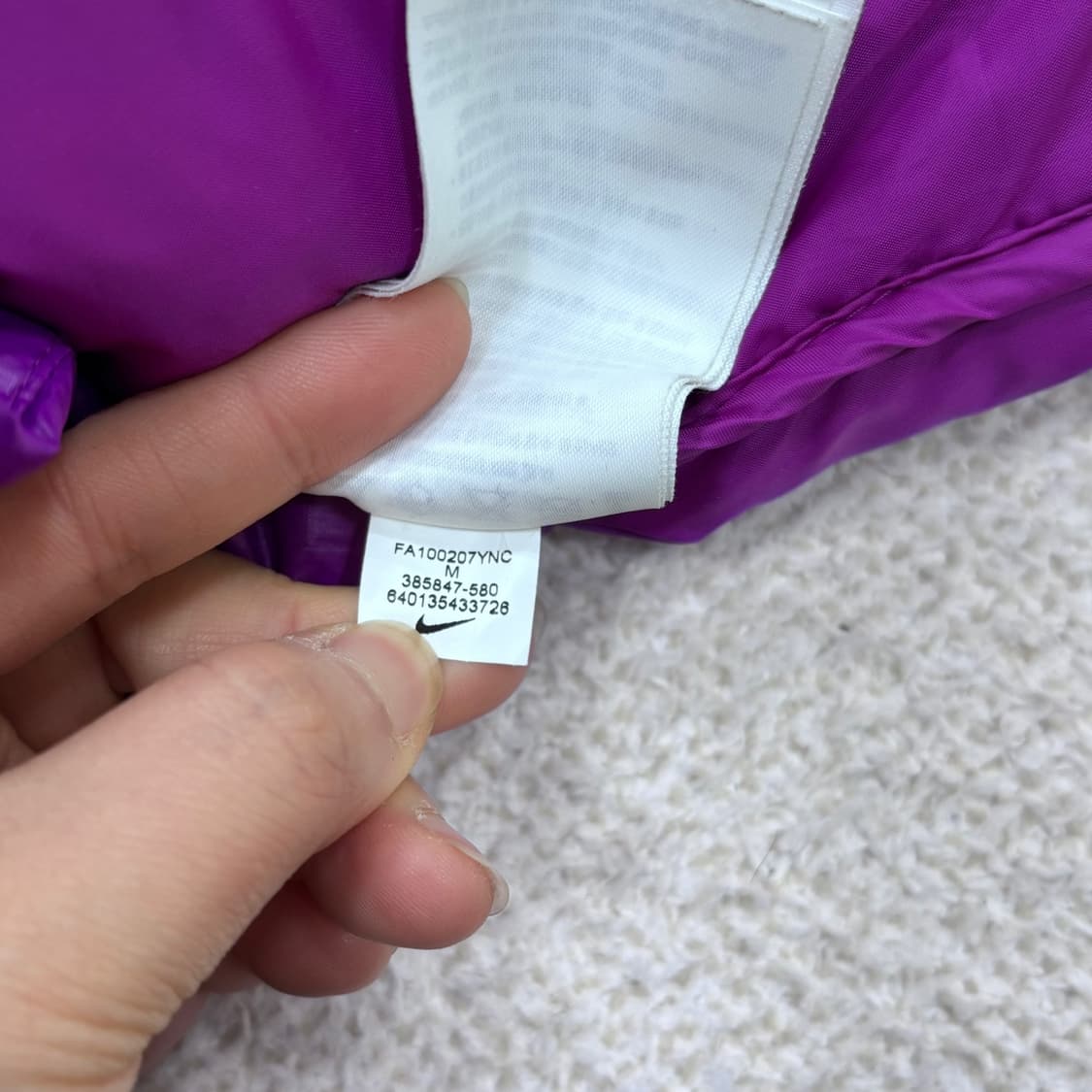 M 나이키 여성 ACG 경량패딩 자켓 0324E 상품이미지5