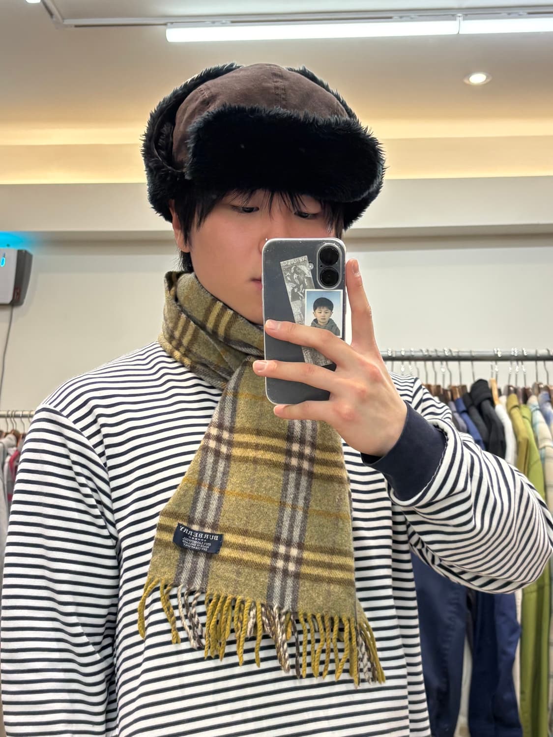 버버리 울 체크 머플러 상품이미지9