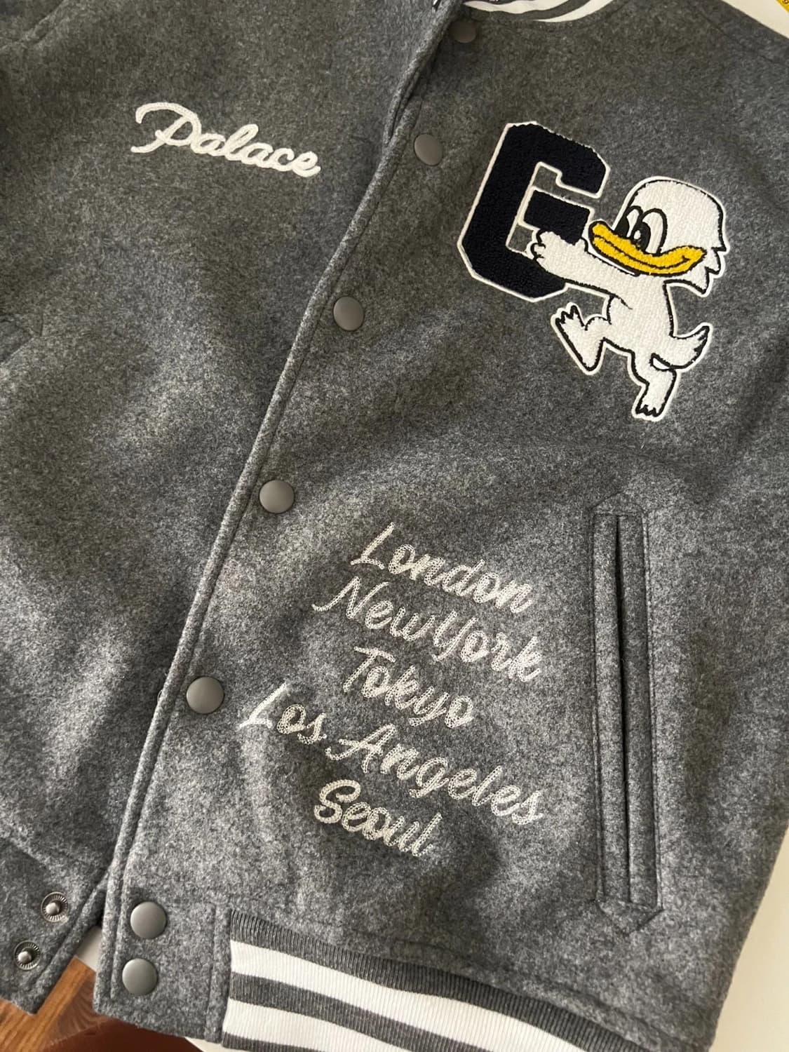24SS 팔라스 x 갭 바시티 자켓 그레이 키즈 L 상품이미지6