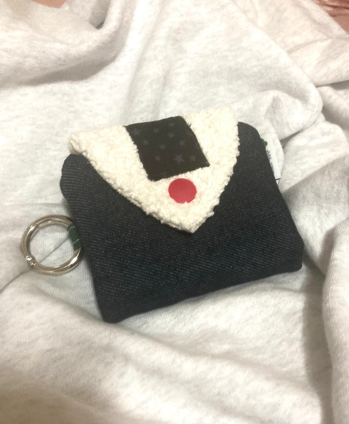 단종!) 브로콜리상하 주먹밥 지갑 오니기리 카드 지갑 동전 지갑 키링 상품이미지1