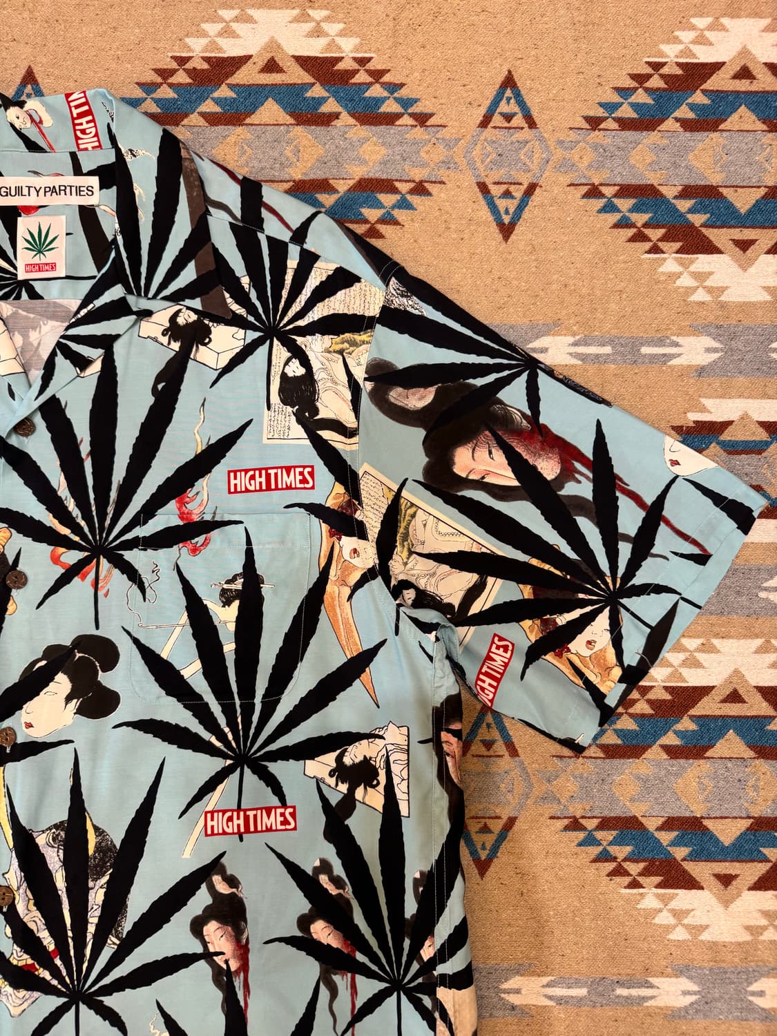 [XL] 와코마리아 HIGH TIMES 하와이안 셔츠 Type-2 상품이미지3