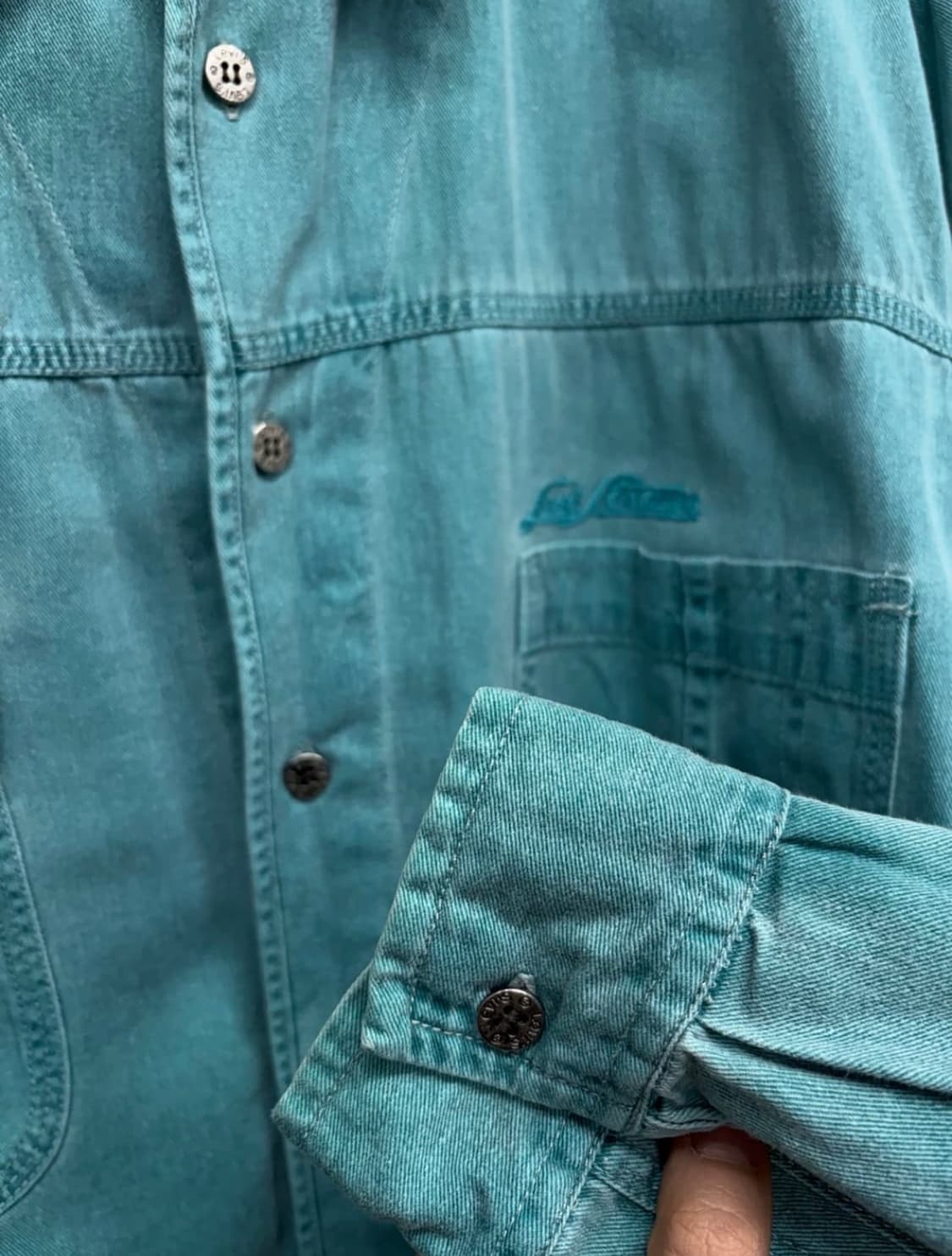 리바이스 빈티지 그린라벨 웨스턴 셔츠 상품이미지5